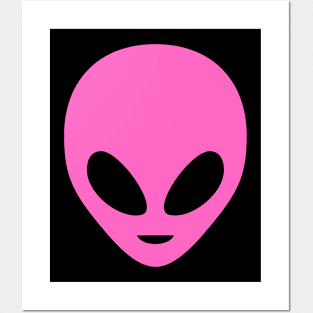 Pink Alien Posters and Art